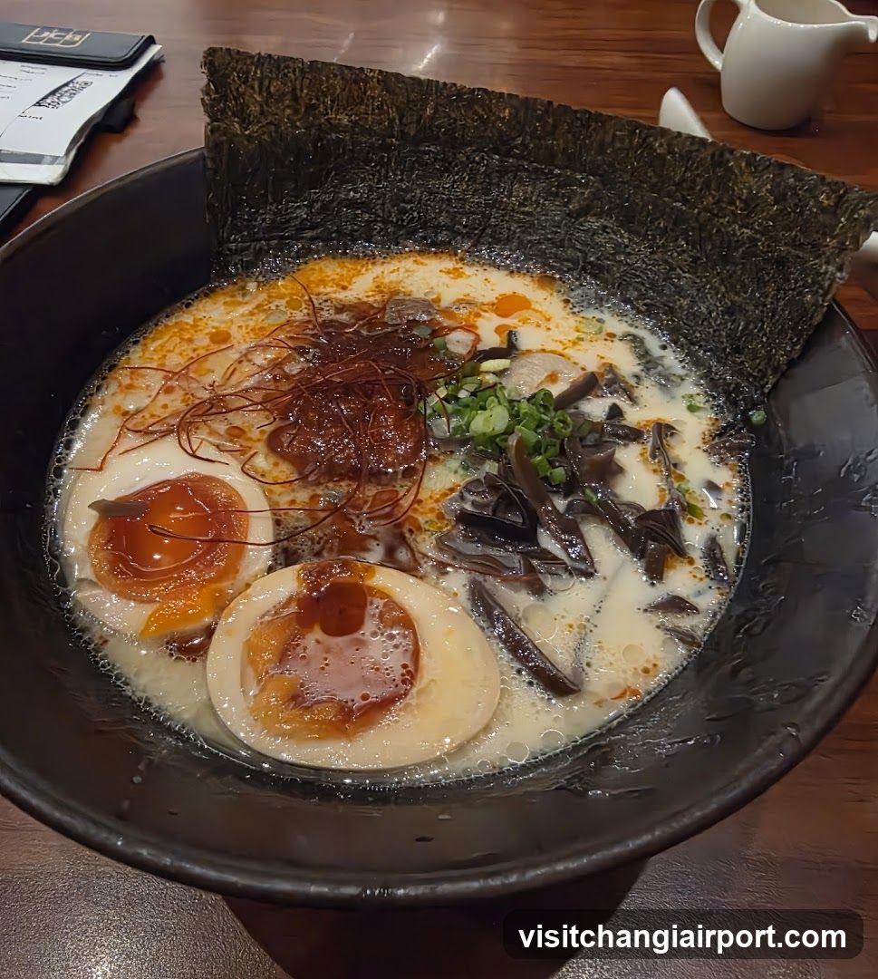 Ramen Bowl with Soft-Boiled Eggs and Nori