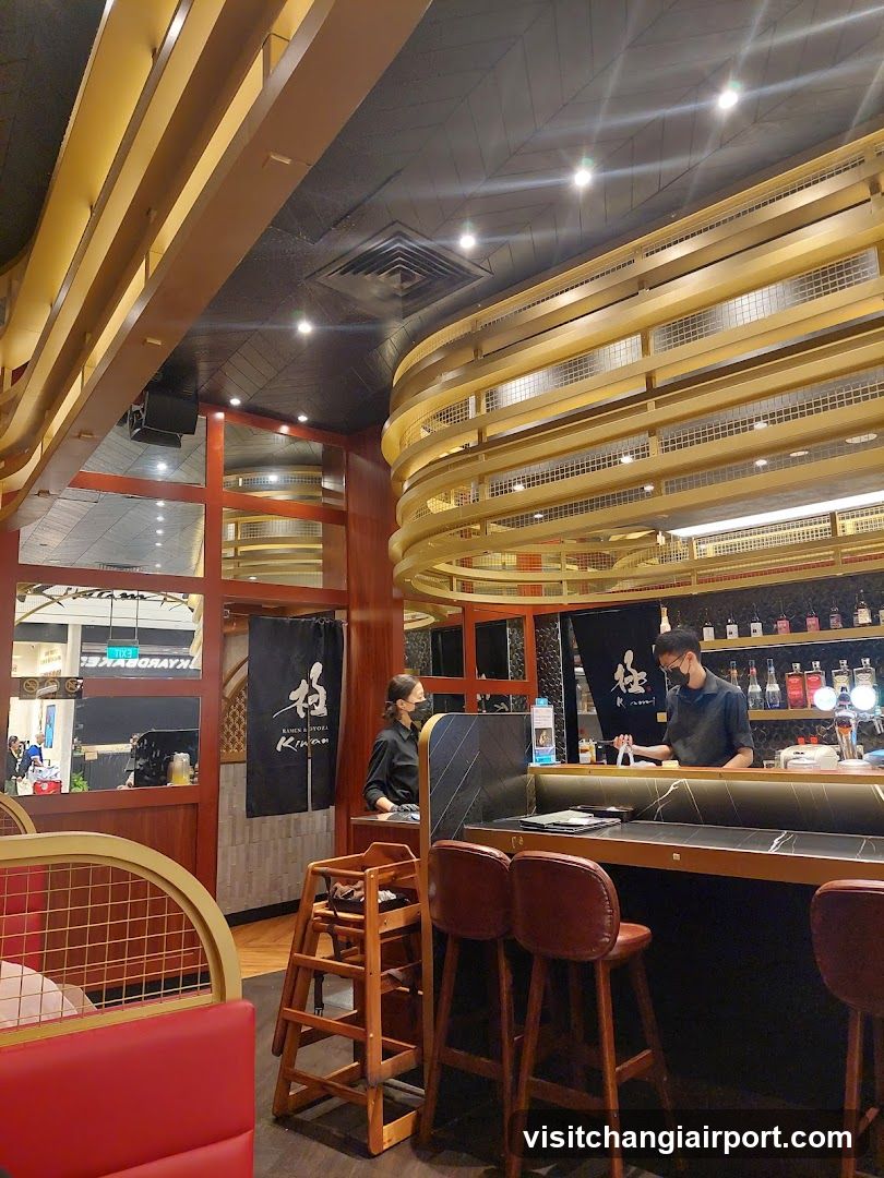 Interior of a Japanese-style bar or restaurant