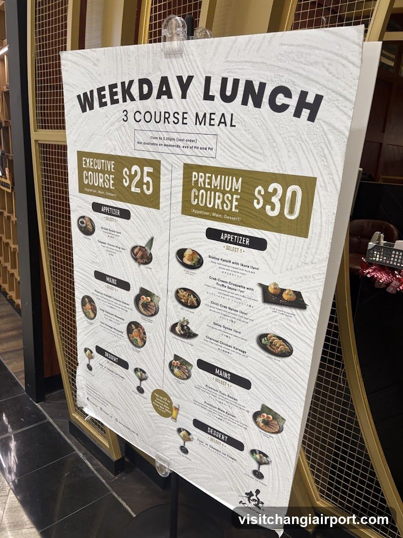 Weekday Lunch Menu Board