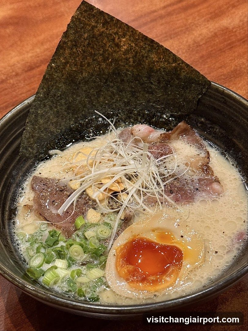 Ramen Bowl with Soft-Boiled Egg and Nori