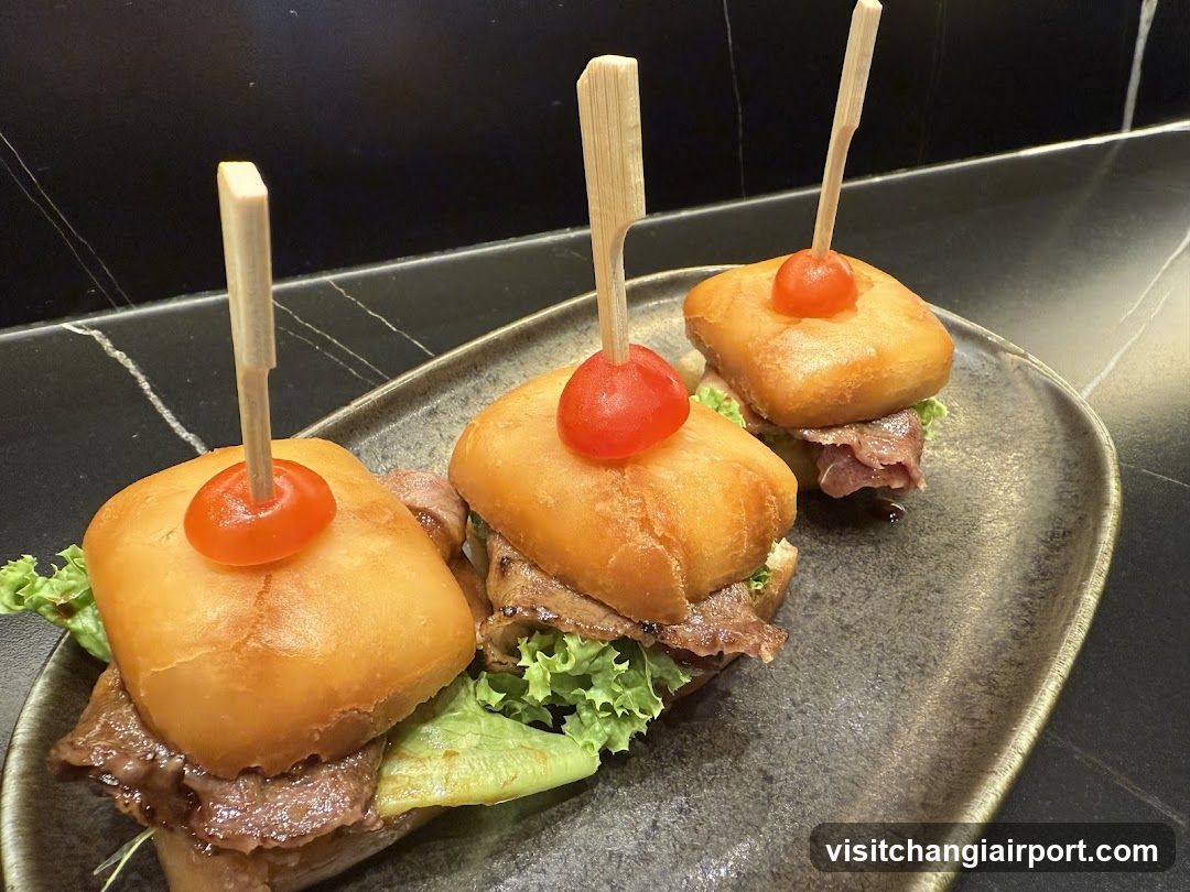 Mini Beef Sliders with Cherry Topping