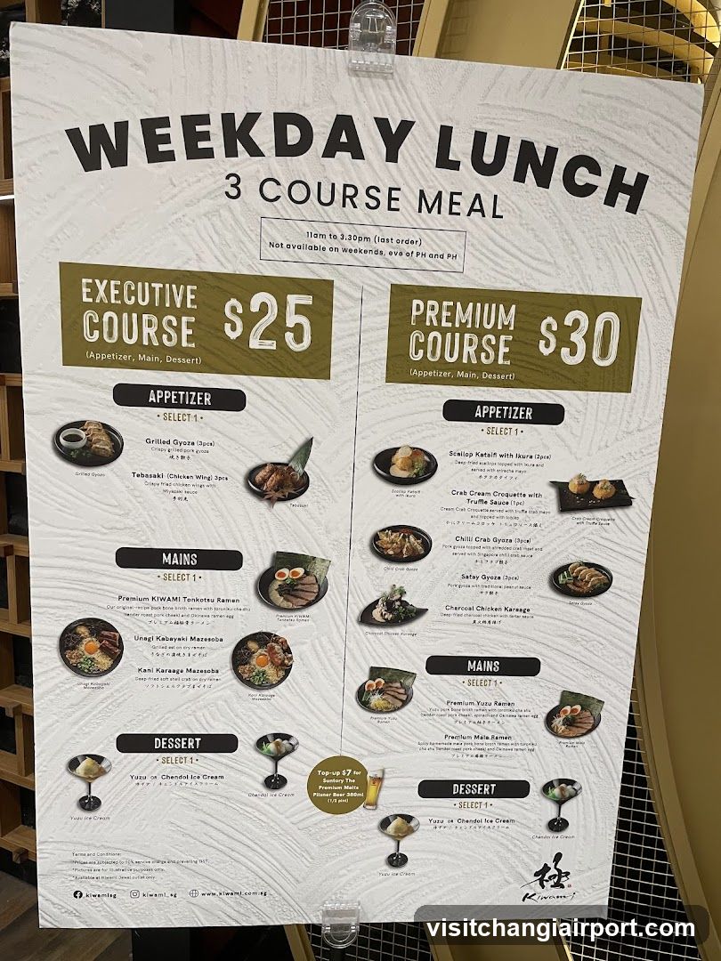 Weekday Lunch Menu Board