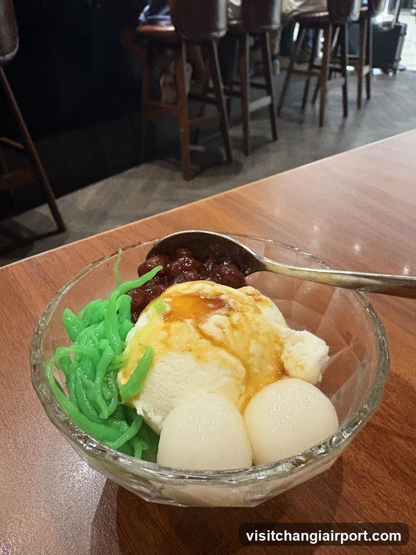 Dessert Bowl with Ice Cream and Toppings