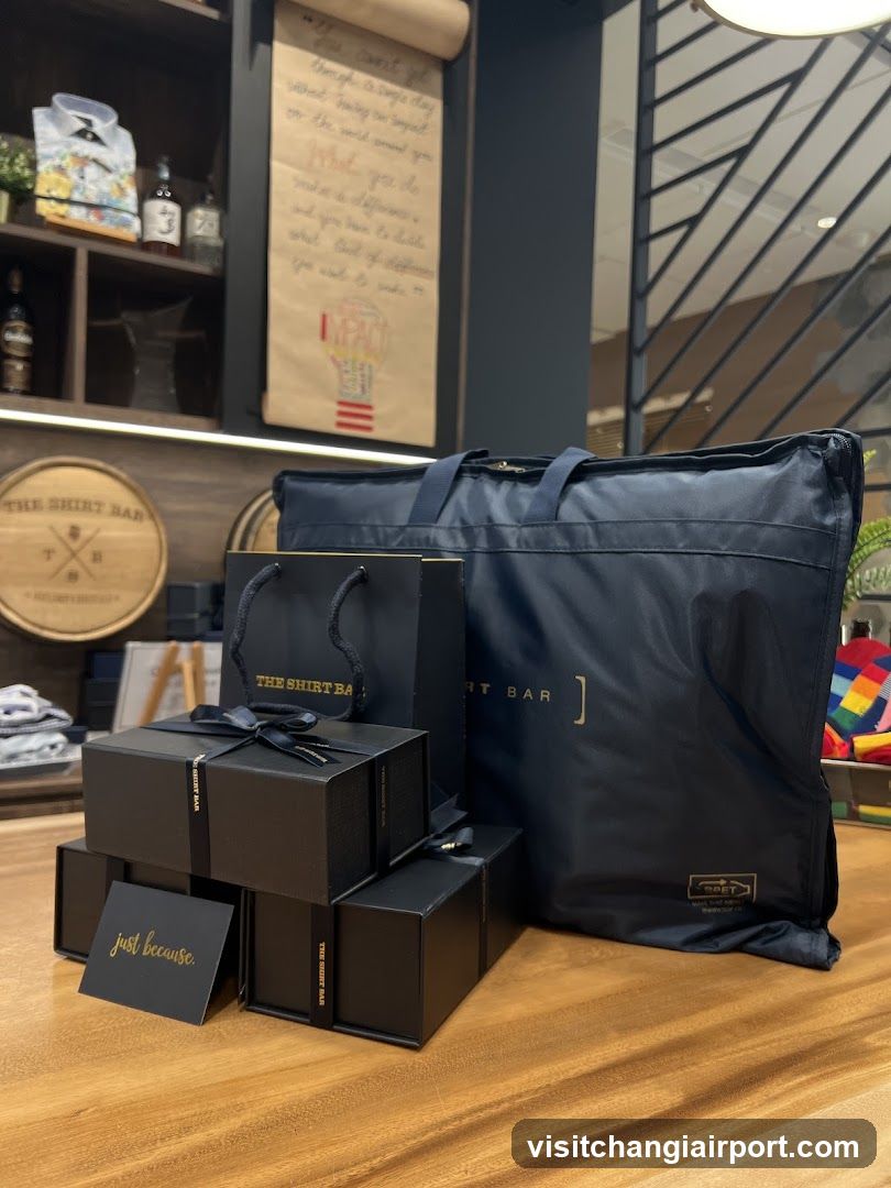 The Shirt Bar Gift Set Display