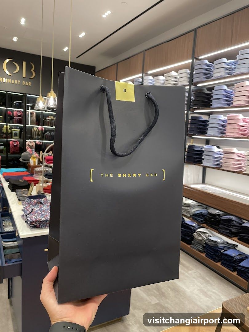 Shopping Bag in Store Interior