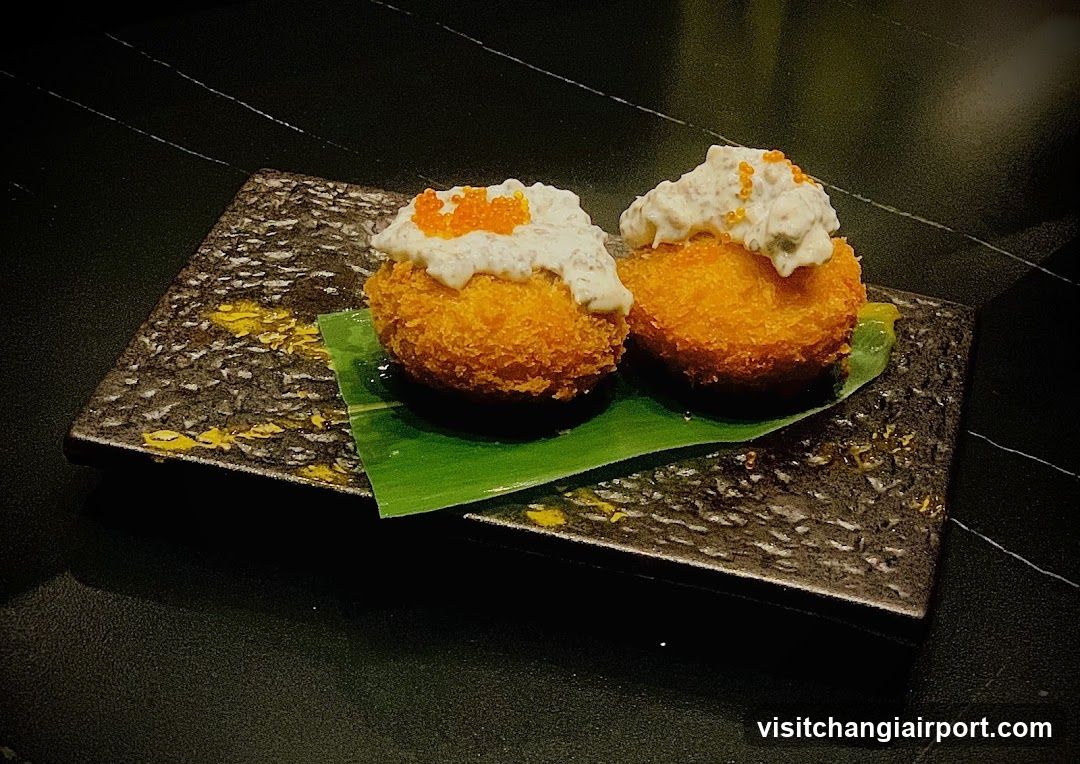 Fried Croquettes with Topping