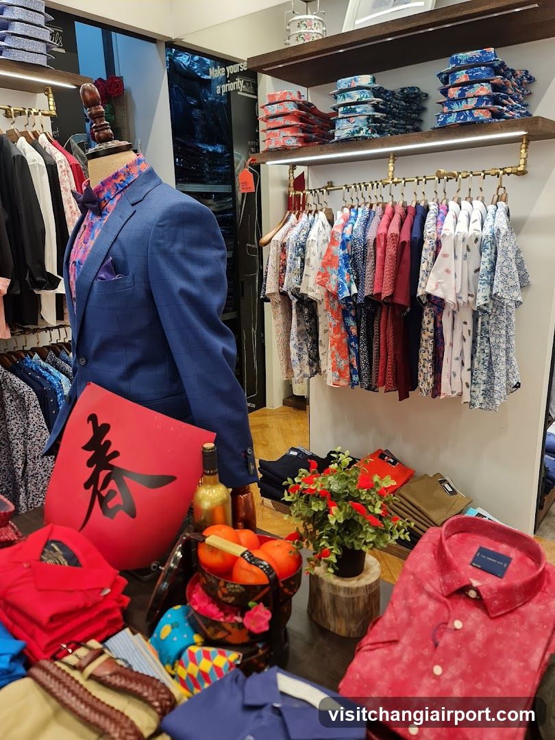Men's Clothing Store Interior Display