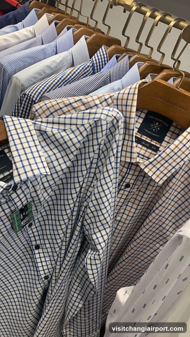 Men's Dress Shirt Display