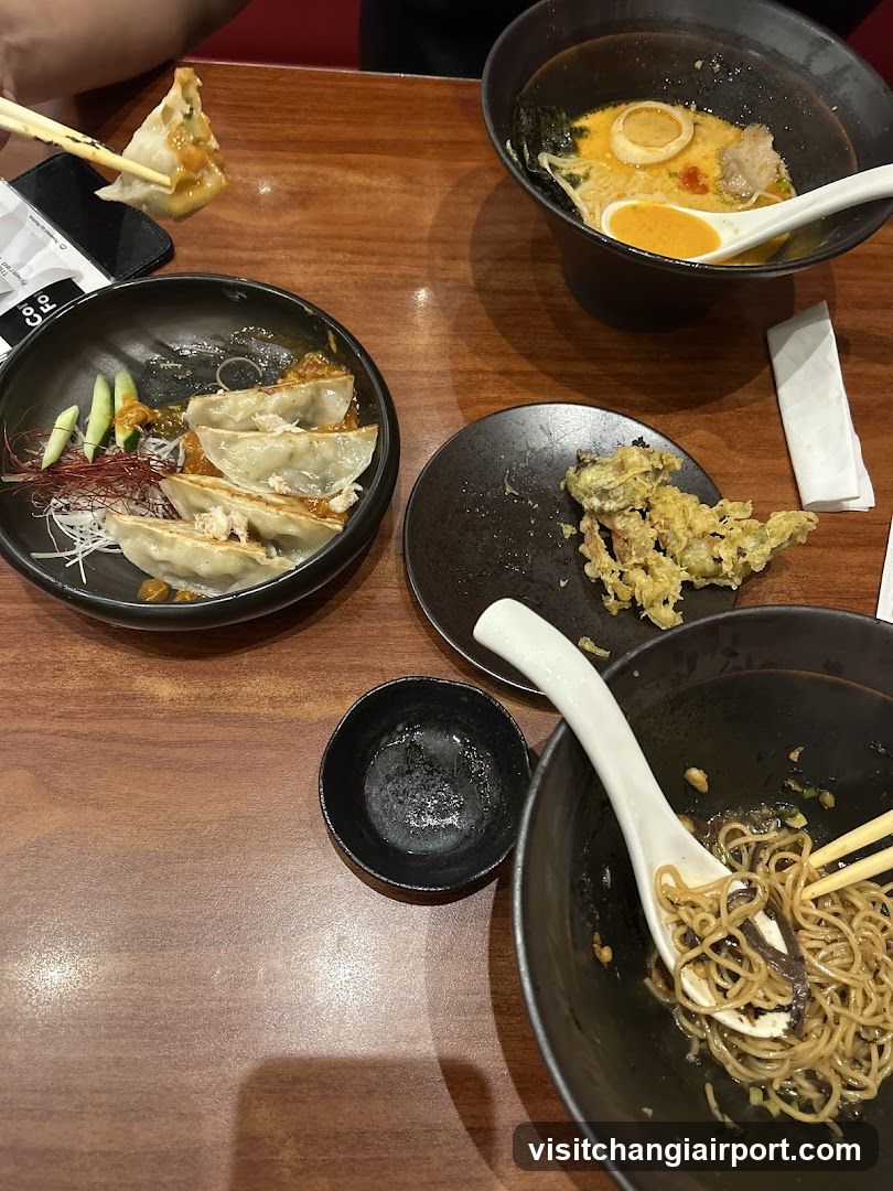 Ramen and Dumplings Meal