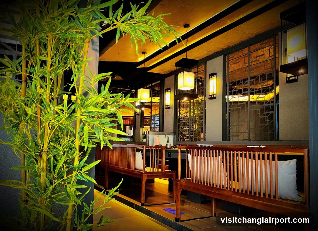 Bamboo Interior Restaurant Scene