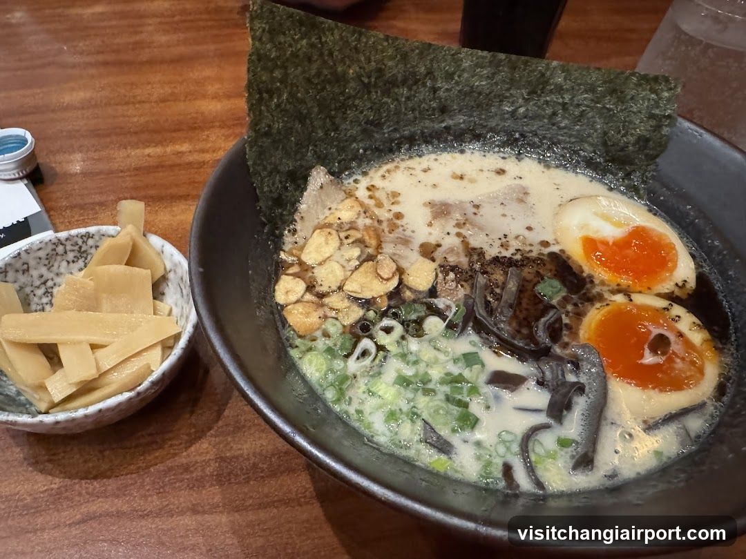 Ramen Bowl with Soft-Boiled Eggs and Nori