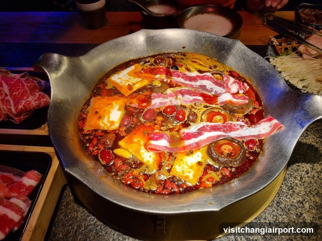 Spicy Hot Pot with Ingredients