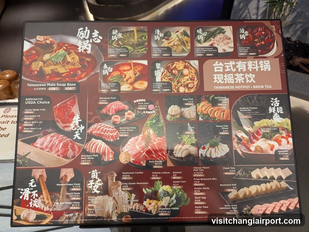 Taiwanese Hot Pot & Brew Tea Menu
