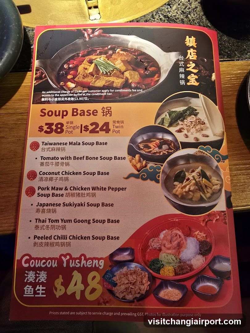 Soup Base Menu
