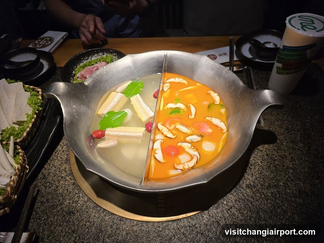 Split Hot Pot Meal