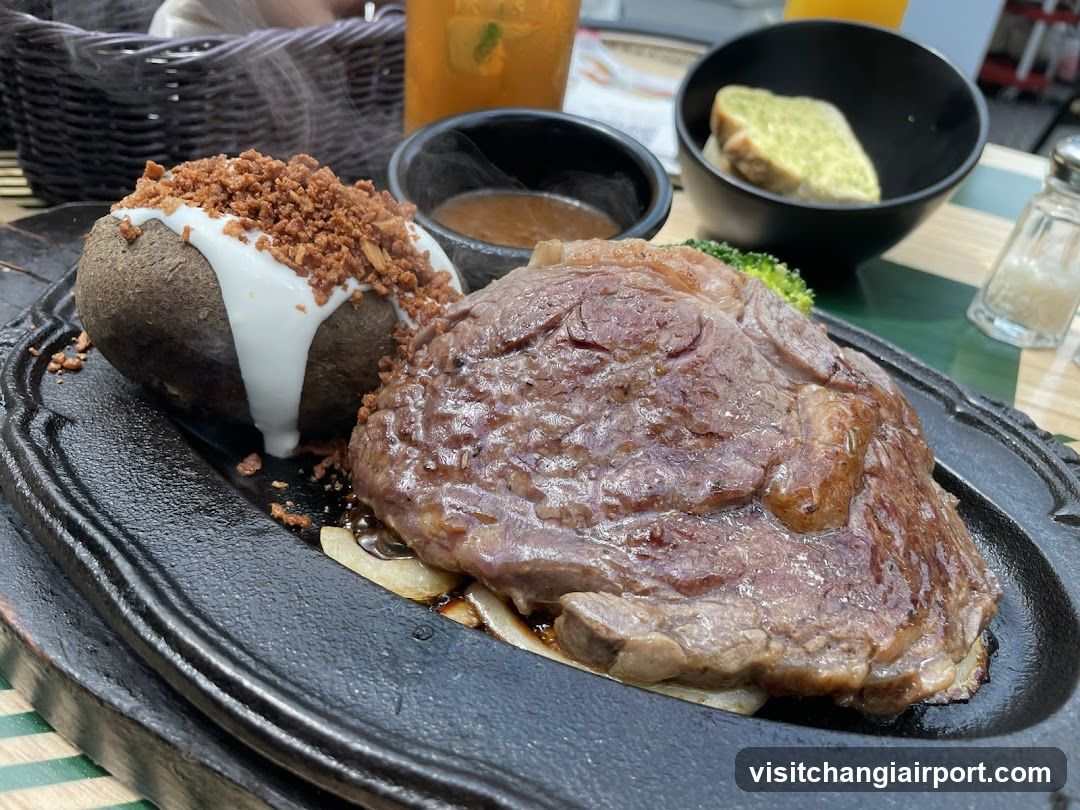 Sizzling Steak and Potato Dish