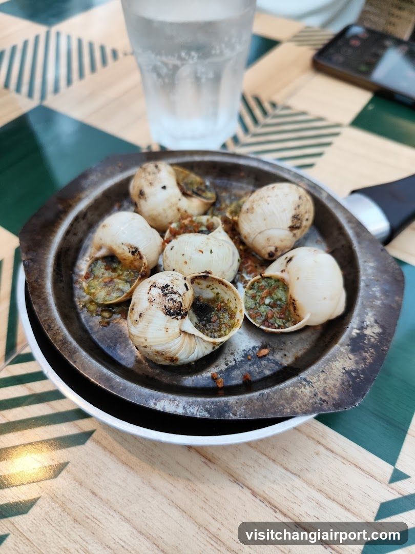 Snails in Shell Dish