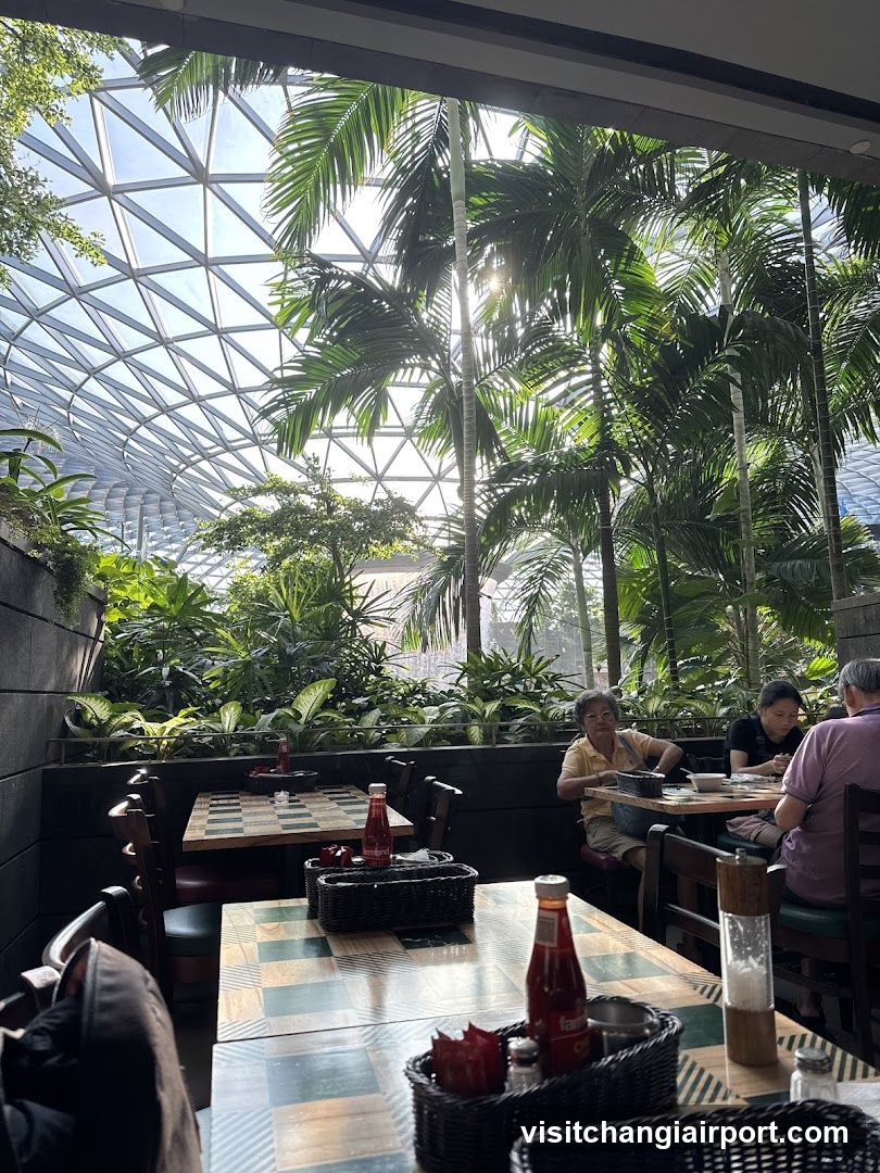 Indoor Dining Area with Tropical View