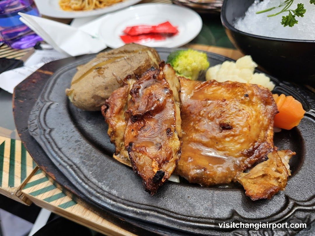 Grilled Chicken with Potatoes and Vegetables