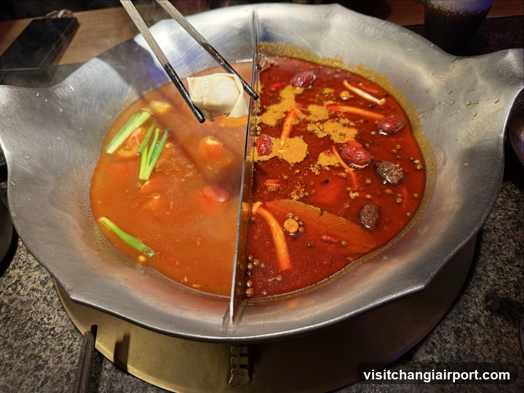 Spicy Hot Pot with Tomatoes and Green Onions