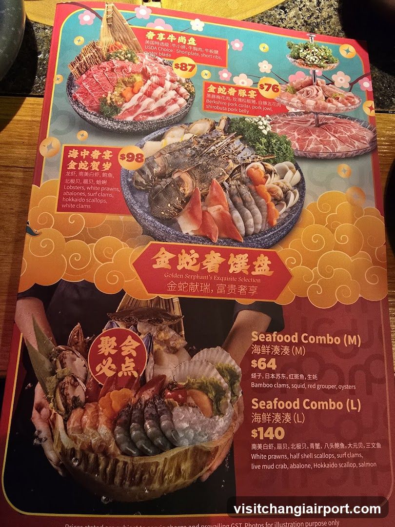 Seafood and Meat Platter Menu