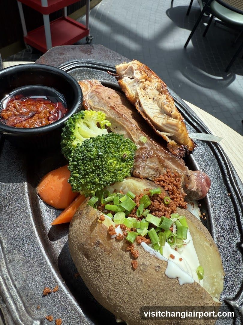 Grilled Chicken and Potato Meal