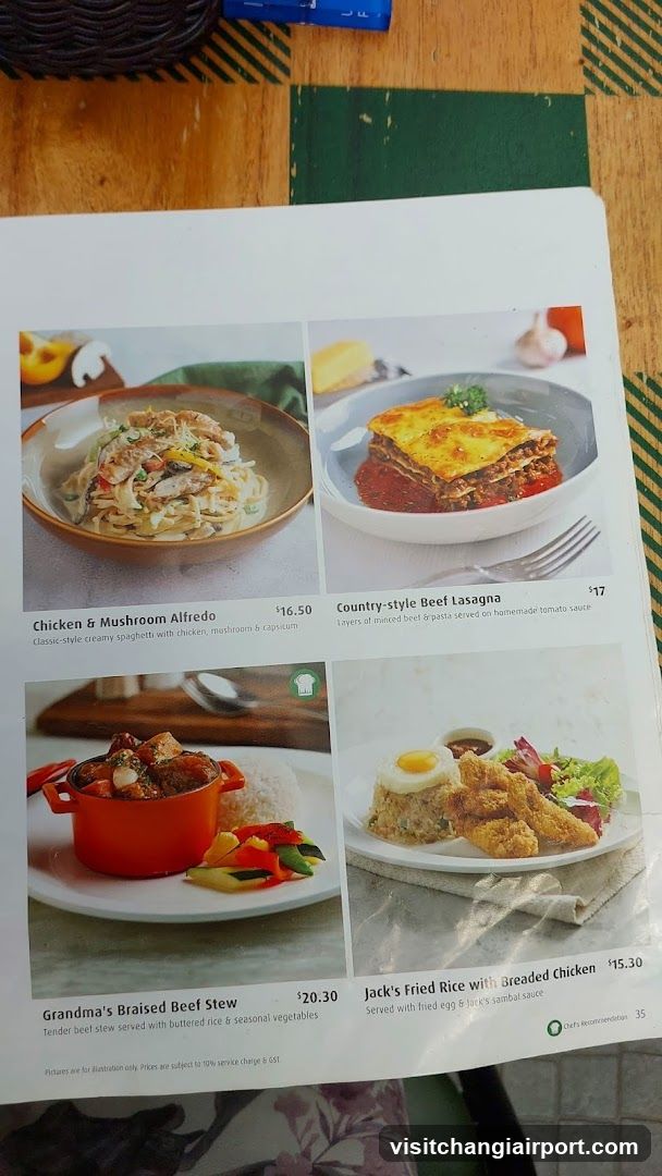 Dining Menu Page