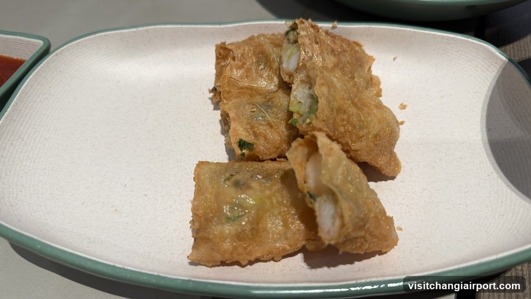 Fried Dumplings on a Plate