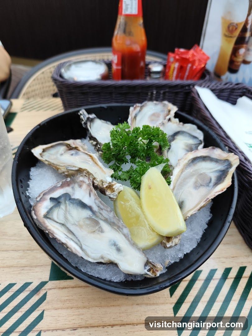 Oyster Platter with Garnish