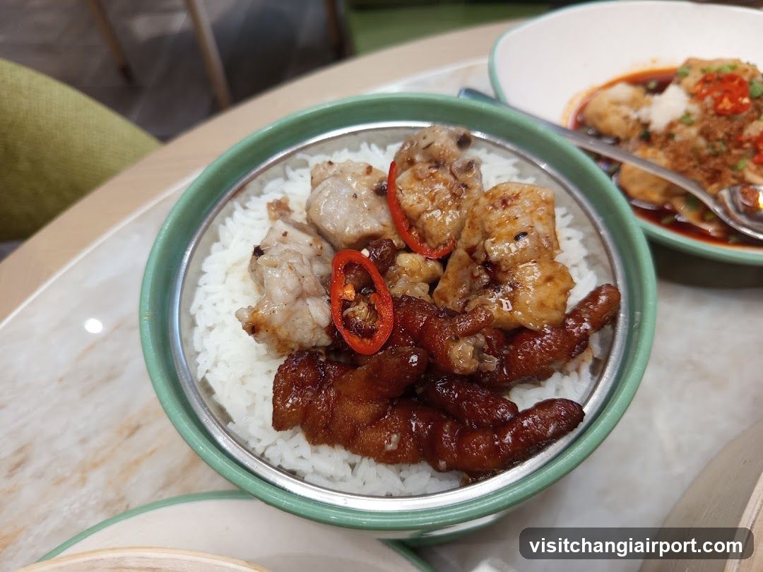 Rice Bowl with Chicken and Fingers