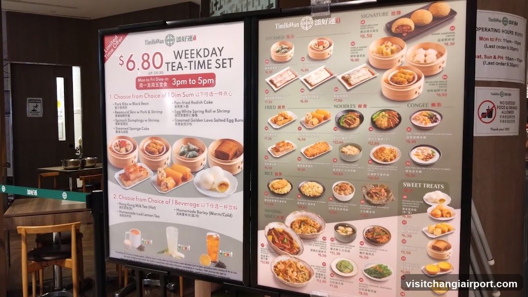 Tim Ho Wan Menu Board