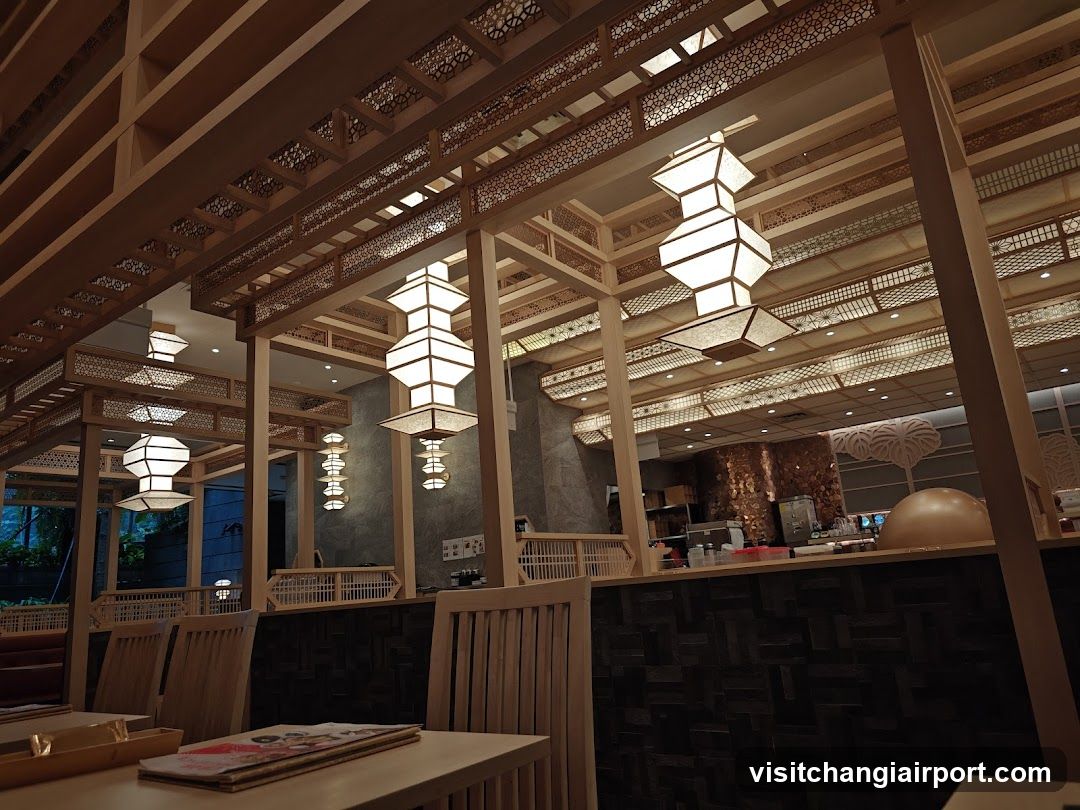 Interior of a Japanese-style restaurant