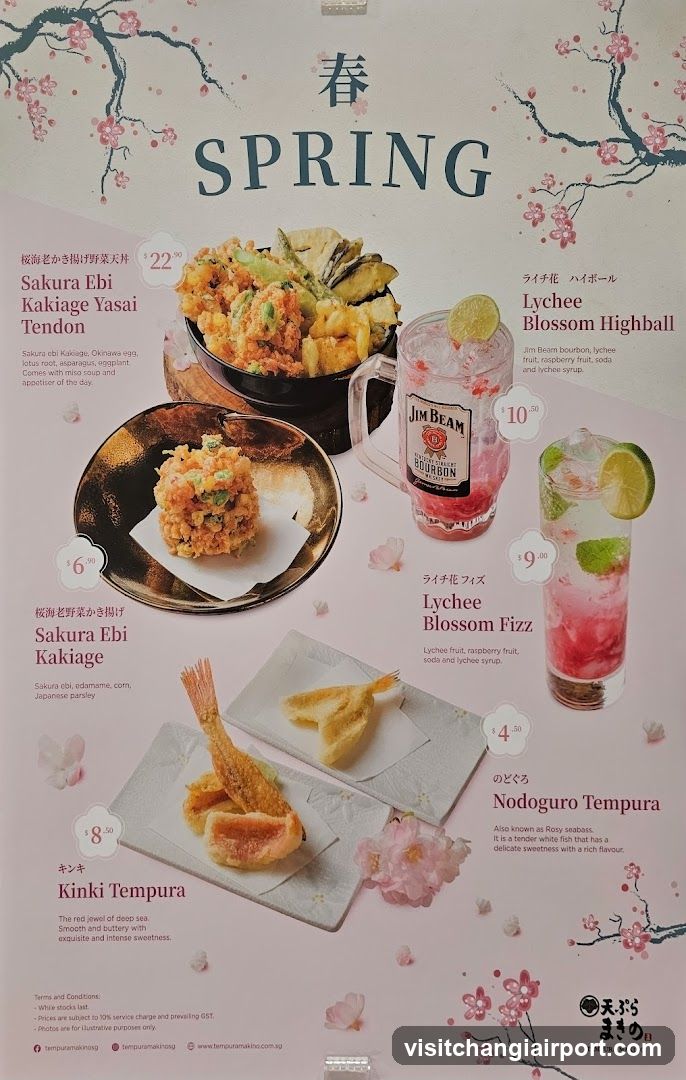 Spring Menu Poster