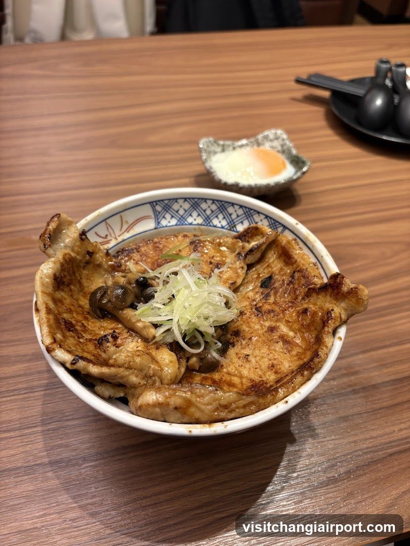 Grilled Meat Bowl with Egg and Condiments