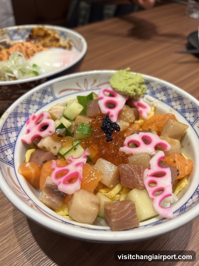 Sushi Bowl with Toppings