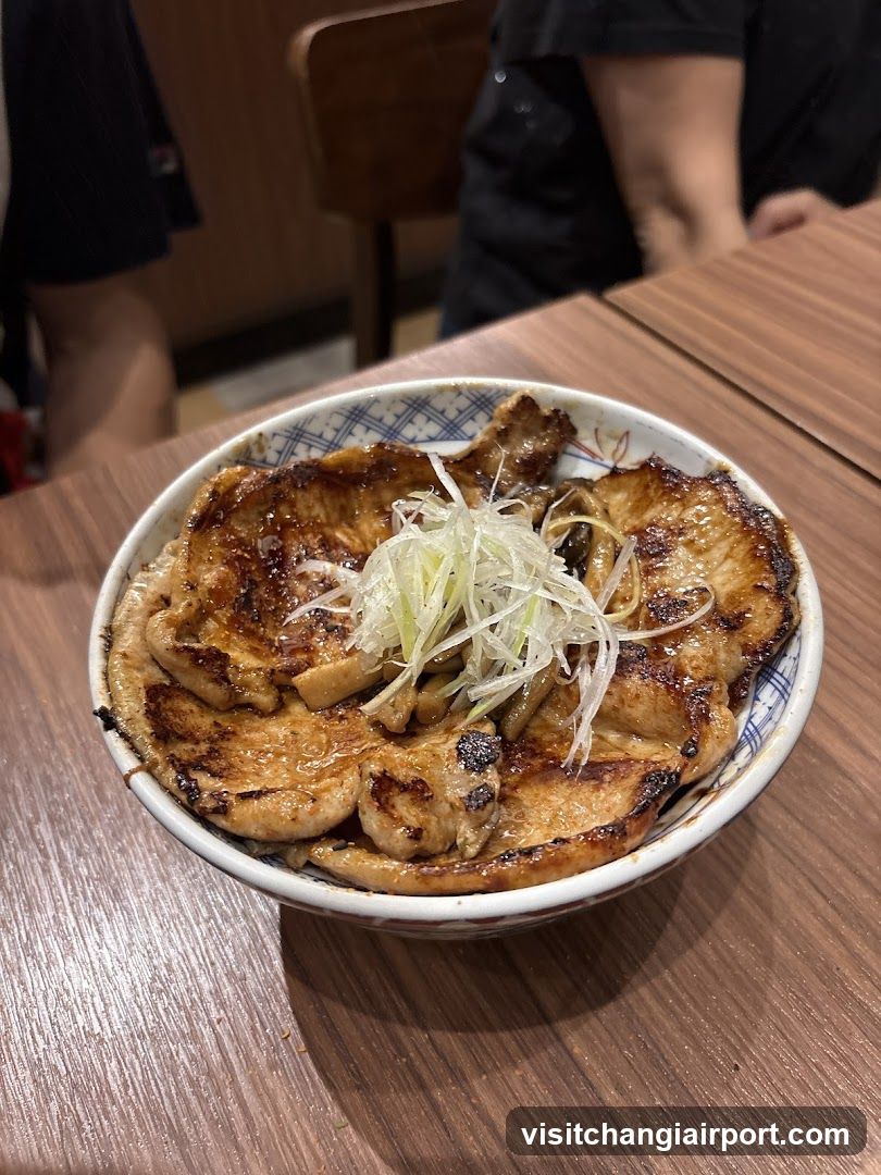 Grilled Pork Bowl with Scallions
