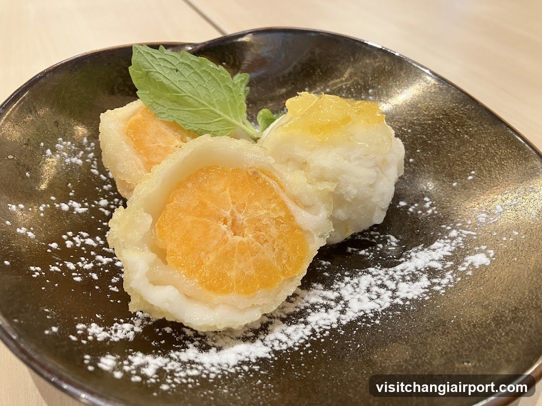 Mandarin Dumpling Dessert