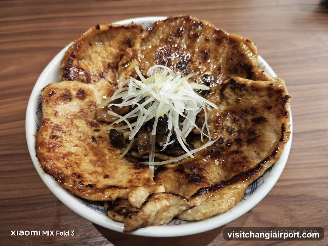 Grilled Pork Cutlet Bowl with Shredded Daikon Radish
