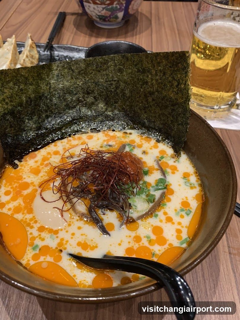 Ramen Bowl with Nori and Egg Yolk