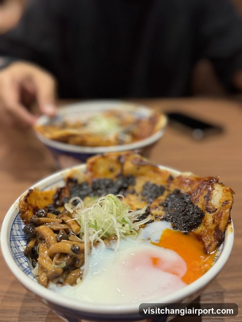 Rice Bowl with Egg and Tofu