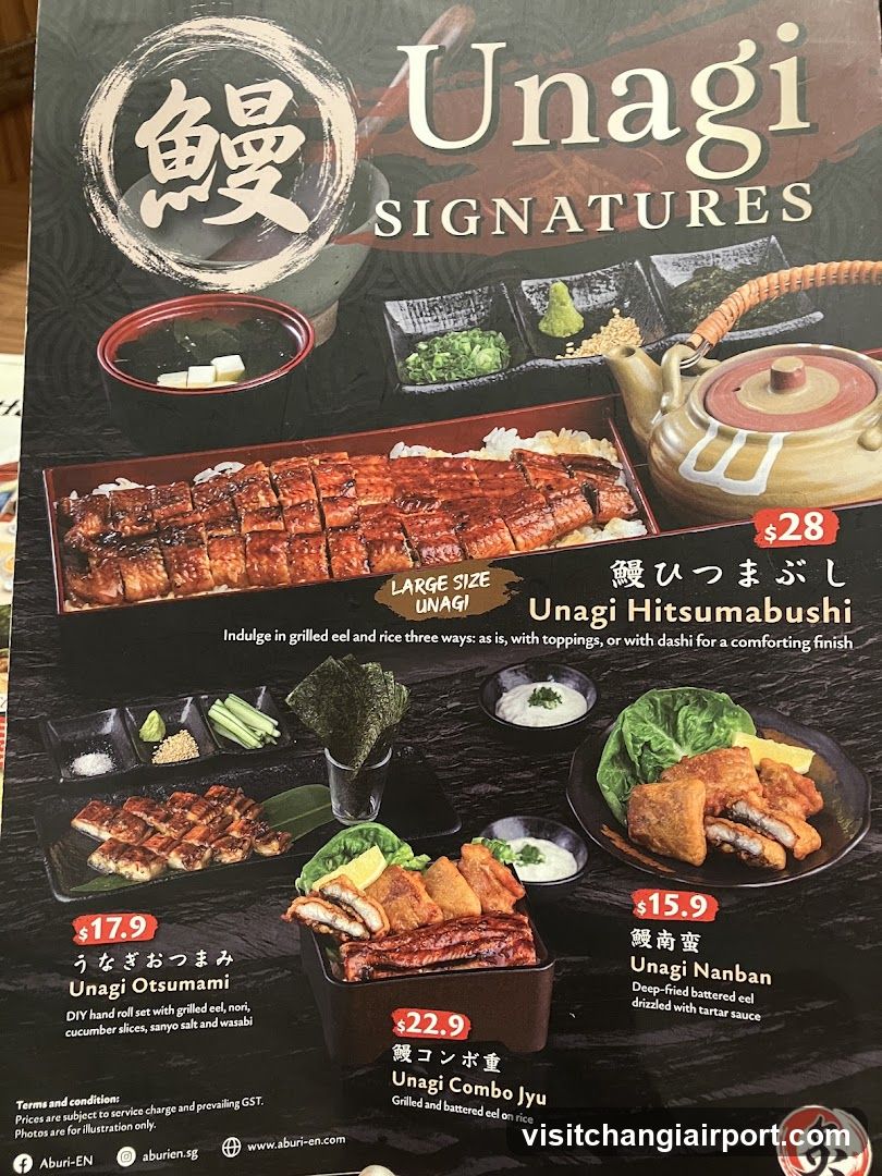 Unagi Signatures Menu Board