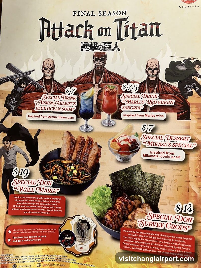 Attack on Titan Final Season Menu