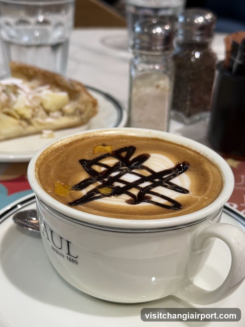Coffee and Pastry at Paul