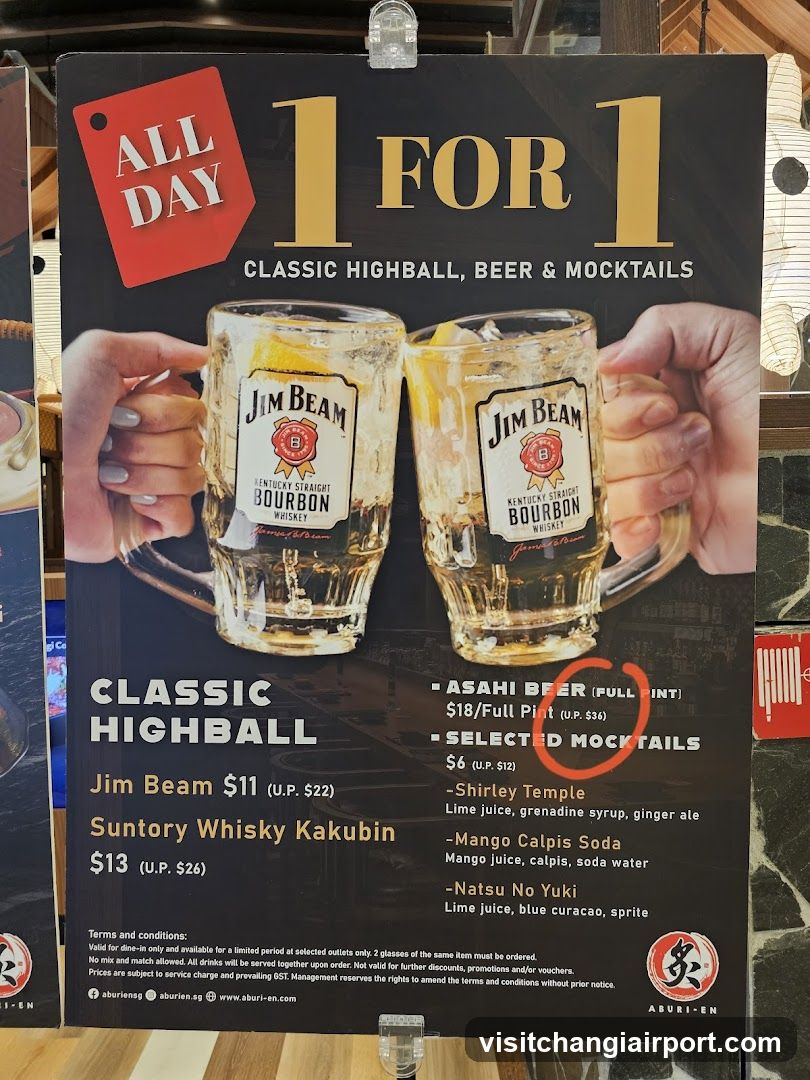 1 FOR 1 Classic Highball, Beer & Mocktails Promo