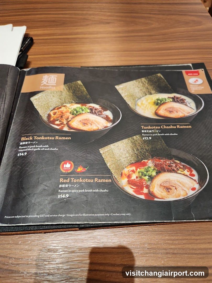 Ramen Menu Page