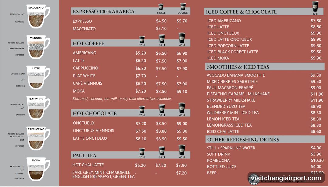 Coffee & Tea Menu