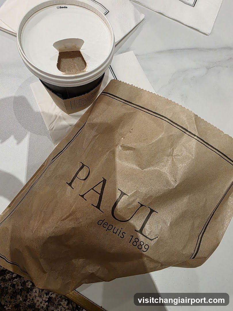 Paul Bakery Coffee and Bagel Set