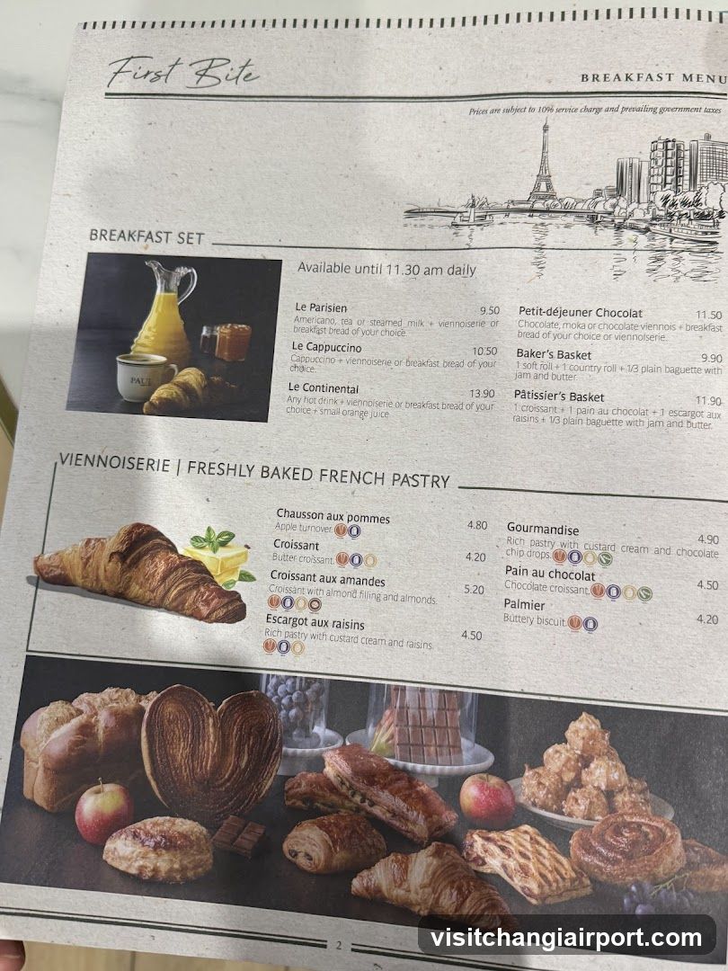 First Bite Breakfast Menu