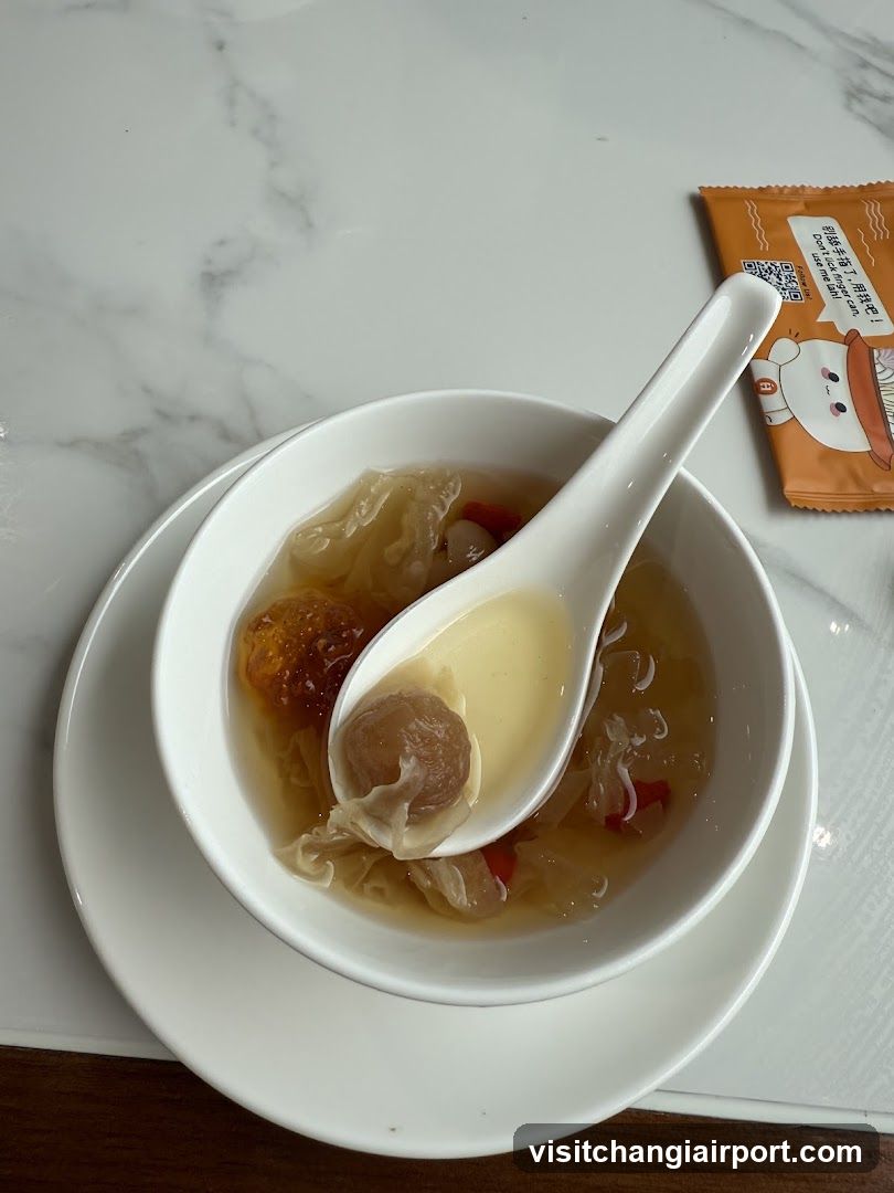Bowl of Soup with Ingredients
