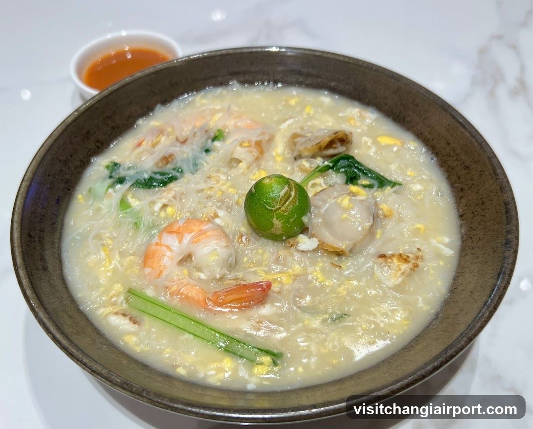 Congee with Shrimp and Scallops